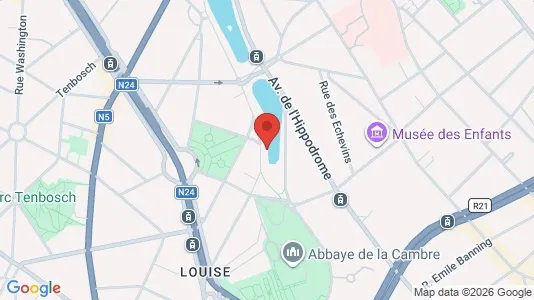 Apartments for rent i Brussels Elsene - kort over placeringen