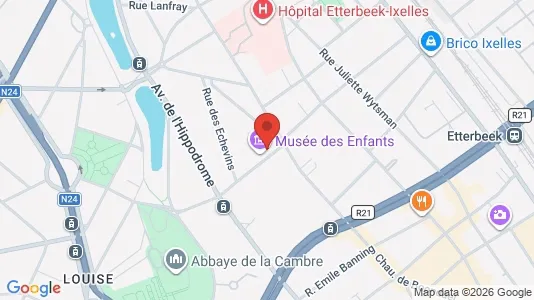 Apartments for rent i Brussels Elsene - kort over placeringen