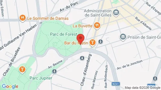 Apartments for rent i Brussels Vorst - kort over placeringen