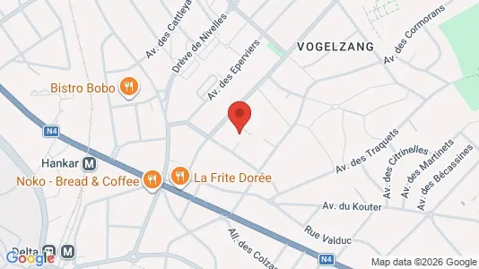Apartments for rent i Brussels Oudergem - kort over placeringen