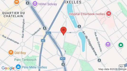 Apartments for rent i Stad Brussel - kort over placeringen