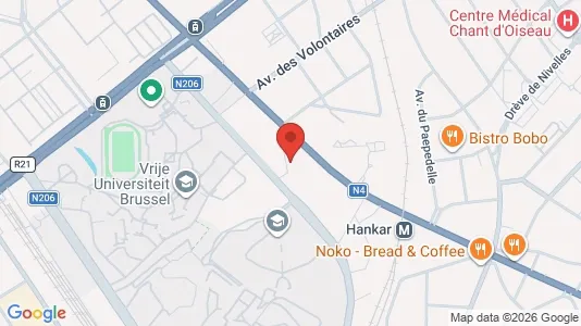 Apartments for rent i Brussels Oudergem - kort over placeringen