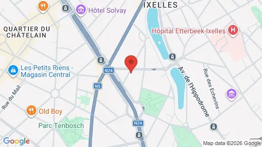 Apartments for rent i Stad Brussel - kort over placeringen
