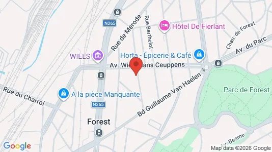 Apartments for rent i Brussels Vorst - kort over placeringen