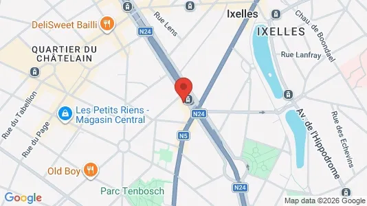 Apartments for rent i Brussels Elsene - kort over placeringen