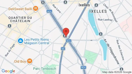 Apartments for rent i Brussels Elsene - kort over placeringen