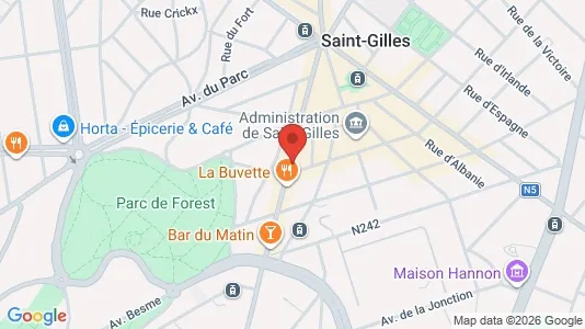 Apartments for rent i Brussels Sint-Gillis - kort over placeringen