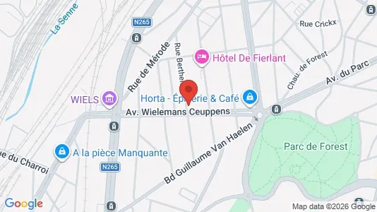 Apartments for rent i Brussels Vorst - kort over placeringen