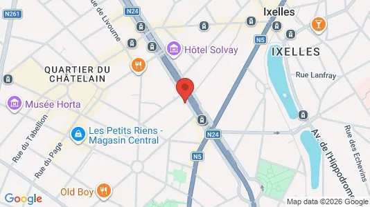 Apartments for rent i Stad Brussel - kort over placeringen