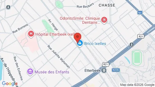 Apartments for rent i Brussels Elsene - kort over placeringen