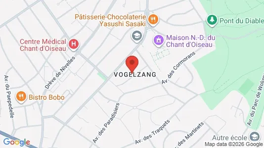 Apartments for rent i Brussels Sint-Pieters-Woluwe - kort over placeringen