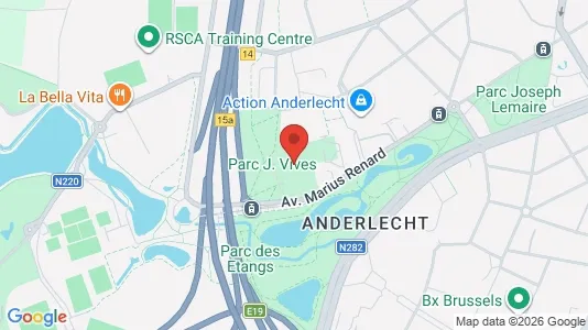 Apartments for rent i Brussels Anderlecht - kort over placeringen