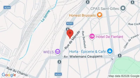 Apartments for rent i Brussels Vorst - kort over placeringen