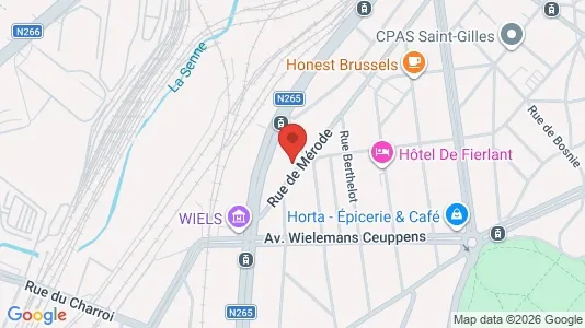 Apartments for rent i Brussels Vorst - kort over placeringen