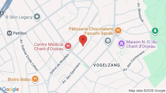 Apartments for rent i Brussels Sint-Pieters-Woluwe - kort over placeringen
