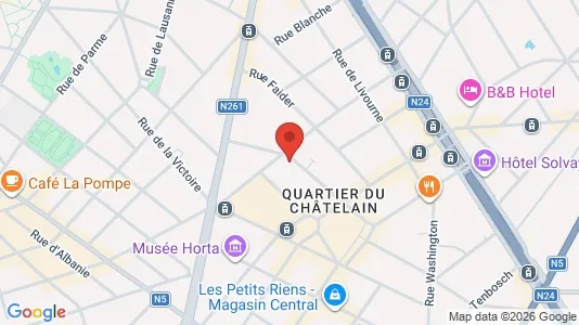Apartments for rent i Brussels Sint-Gillis - kort over placeringen