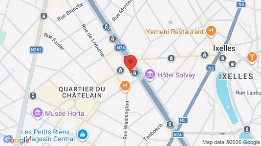 Apartments for rent i Stad Brussel - kort over placeringen