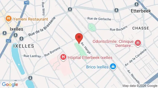 Apartments for rent i Brussels Elsene - kort over placeringen