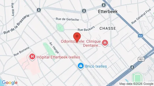Apartments for rent i Brussels Etterbeek - kort over placeringen