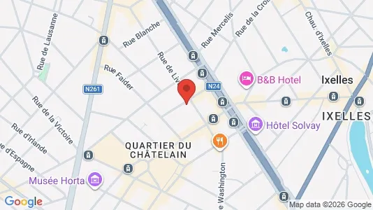 Apartments for rent i Brussels Elsene - kort over placeringen