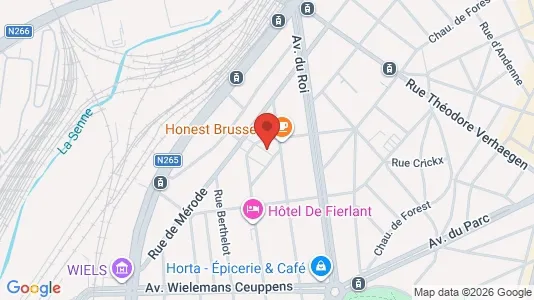 Apartments for rent i Brussels Vorst - kort over placeringen