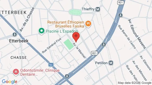 Apartments for rent i Brussels Etterbeek - kort over placeringen