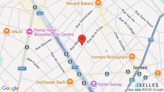 Apartments for rent i Stad Brussel - kort over placeringen