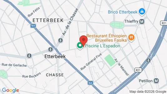 Apartments for rent i Brussels Etterbeek - kort over placeringen