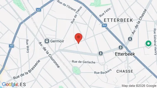 Apartments for rent i Brussels Etterbeek - kort over placeringen