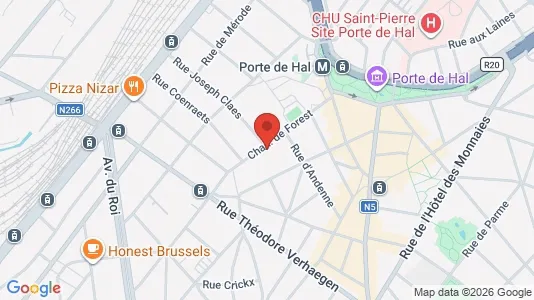 Apartments for rent i Brussels Sint-Gillis - kort over placeringen