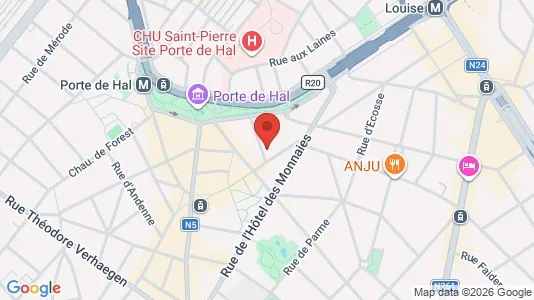 Apartments for rent i Brussels Sint-Gillis - kort over placeringen