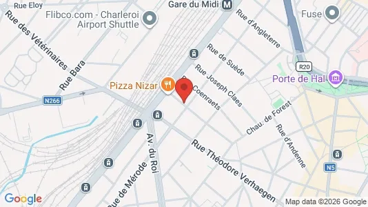 Apartments for rent i Brussels Sint-Gillis - kort over placeringen