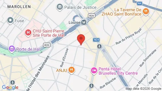 Apartments for rent i Brussels Sint-Gillis - kort over placeringen