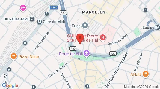 Apartments for rent i Stad Brussel - kort over placeringen