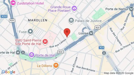 Apartments for rent i Stad Brussel - kort over placeringen