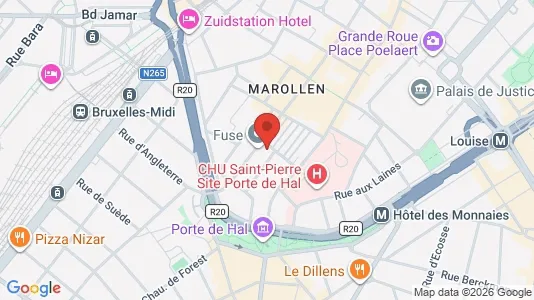 Apartments for rent i Stad Brussel - kort over placeringen