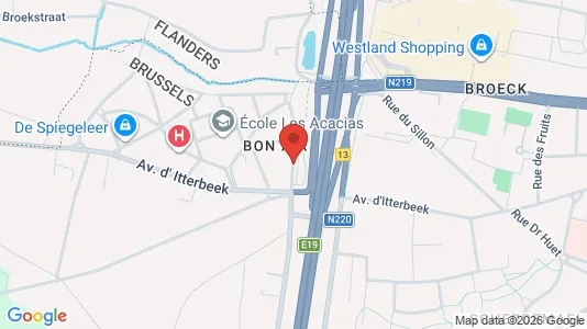 Apartments for rent i Brussels Anderlecht - kort over placeringen