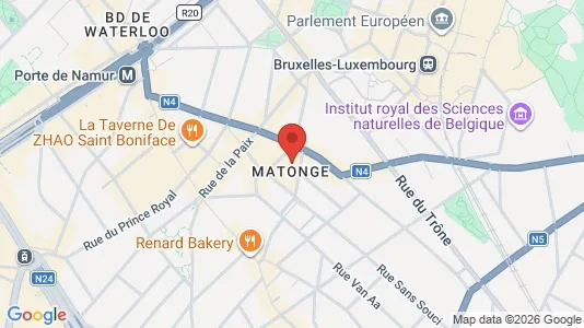 Apartments for rent i Brussels Elsene - kort over placeringen
