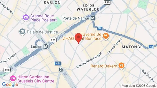 Apartments for rent i Brussels Elsene - kort over placeringen