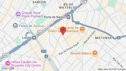 Apartments for rent i Brussels Elsene - kort over placeringen