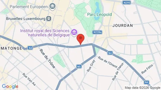 Apartments for rent i Brussels Elsene - kort over placeringen