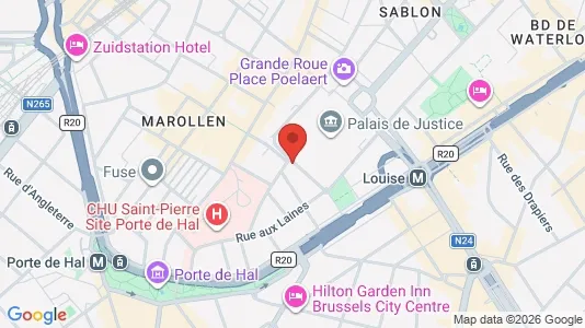 Apartments for rent i Stad Brussel - kort over placeringen