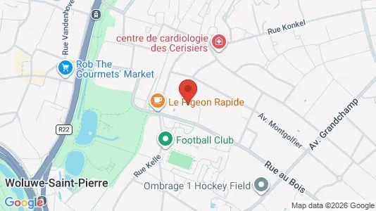 Apartments for rent i Brussels Sint-Pieters-Woluwe - kort over placeringen