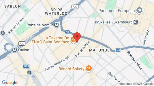 Apartments for rent i Brussels Elsene - kort over placeringen