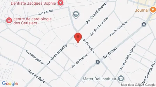 Apartments for rent i Brussels Sint-Pieters-Woluwe - kort over placeringen