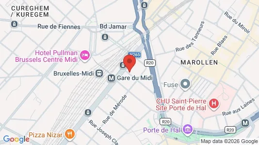 Apartments for rent i Brussels Sint-Gillis - kort over placeringen