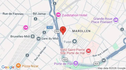 Apartments for rent i Stad Brussel - kort over placeringen