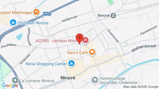 Apartments for rent i Ninove - kort over placeringen