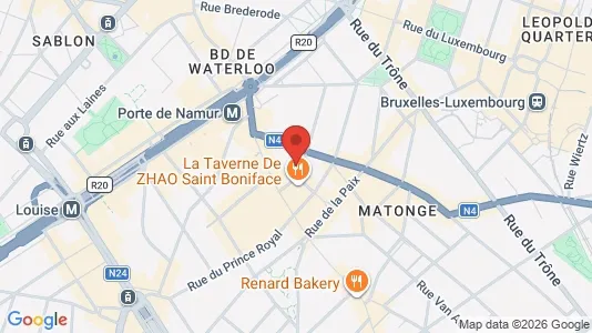 Apartments for rent i Brussels Elsene - kort over placeringen