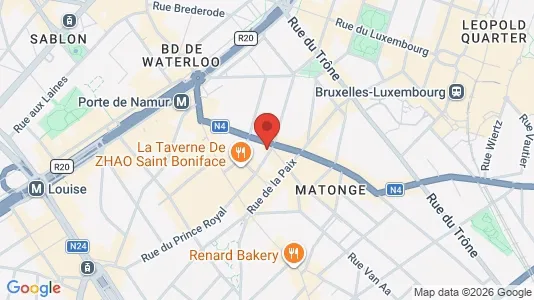 Apartments for rent i Brussels Elsene - kort over placeringen